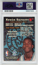 Kevin Garnett 1995 Topps Stadium Club Members Only Card #343 (PSA NM 7)