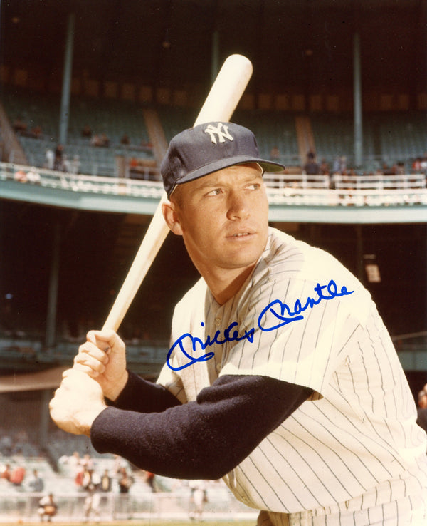 Mickey Mantle Autographed 8x10 Photo (JSA)