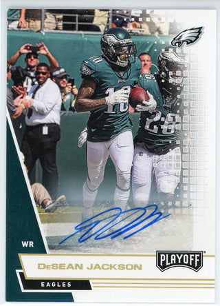 DeSean Jackson Autographed 2020 Panini Playoff Card