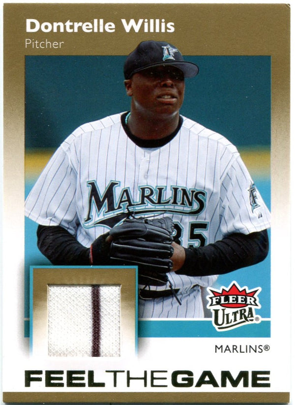 Dontrelle Willis 2007 Fleer Ultra Game Worn Jersey Card