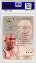 Michael Jordan 1993 Fleer Ultra All-Defensive Card #2 (PSA Mint 9)