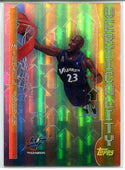 Michael Jordan 2002 Topps Verticality Card #V8