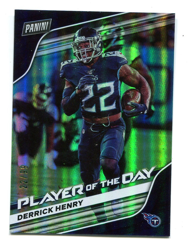 Derrick Henry 2020 Panini Player of the day #21 22/99 Card