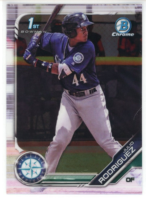 Julio Rodriguez 2019 Bowman Chrome 1st Bowman Card #BCP-33