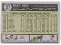 Billy Loes 1961 Topps Card #237