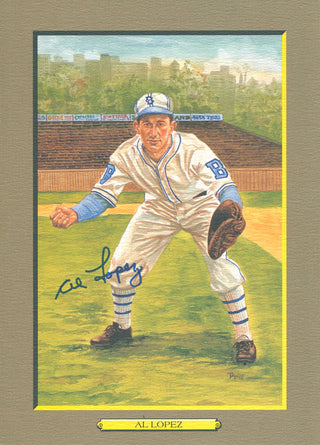 Al Lopez Autographed Greatest Moments Postcard (JSA)