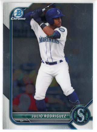 Julio Rodriguez 2022 Bowman Chrome Rookie Card #BCP-45