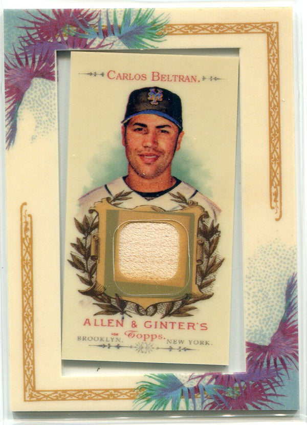 Carlos Beltran 2007 Topps Allen & Ginter Bat Card