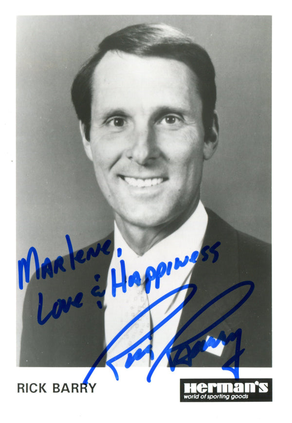 Rick Barry Autographed 5x7 Photo