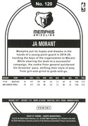 Ja Morant 2020 NBA Hoops Card