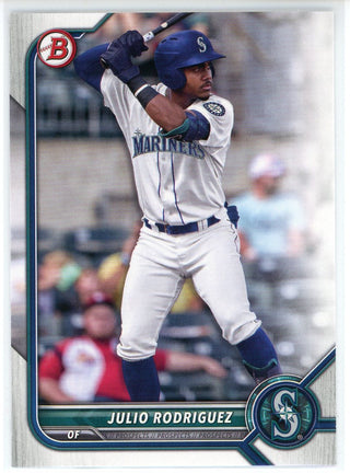 Julio Rodriguez 2022 Bowman Rookie Card #BP-45