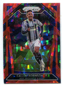 Callum Robinson 2020-21 Panini Prizm Premier League Red Cracked Ice Prizm #269