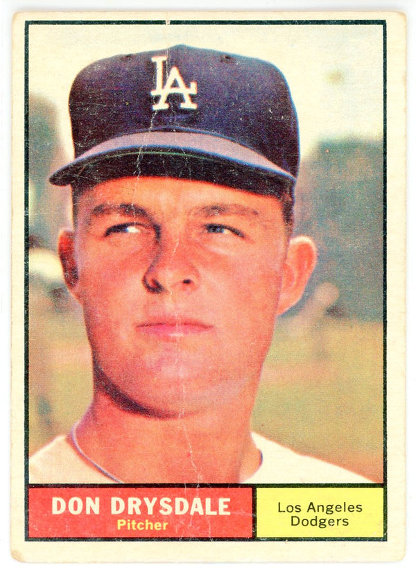 Don Drysdale 1961 Topps Card #260