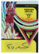 Toni Kukoc Autographed 2020-21 Panini Flux Ultraviolet Prizm Card #UV-TKU