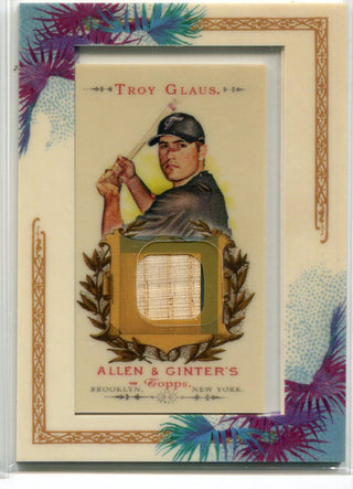 Troy Glaus 2007 Topps Allen & Ginter Bat Card