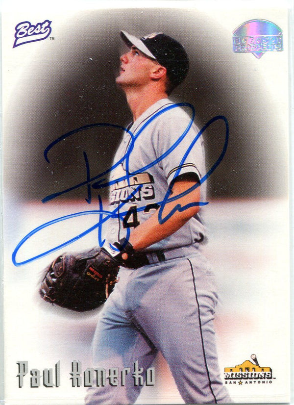 Paul Konerko 1997 Best Autographed Card