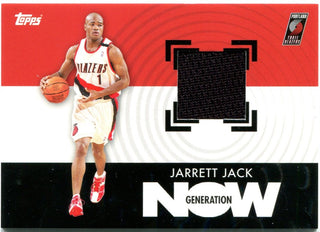 Jarrett Jack Topps Now Generation Jersey Card 2007