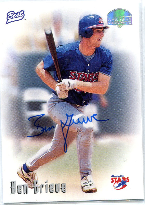 Ben Brieve 1997 Best Autographed Card