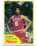 Julius Erving 1981 Topps #30 Card