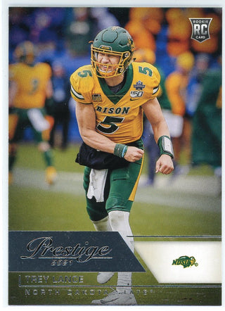 Trey Lance 2021 Chronicles Prestige Draft Picks Rookie Card #81