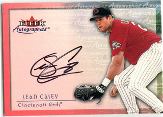 Sean Casey 2000 Fleer Autographed Card