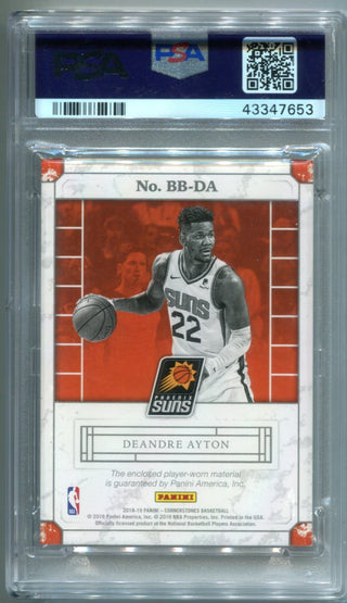 Deandre Ayton 2018 Panini Cornerstones Building Blocks #BB-DA (PSA Mint 9)