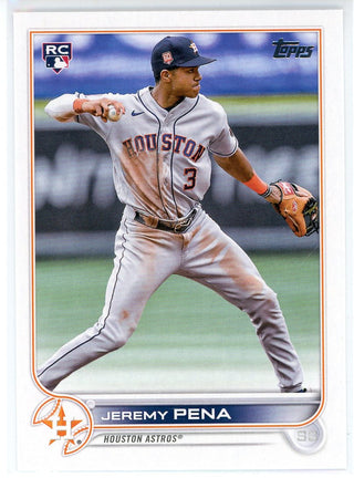 Jeremy Pena 2022 Topps Update Series Rookie Card #US253