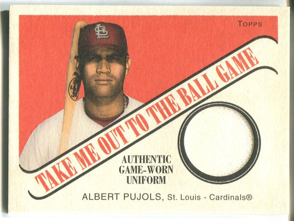 Albert Pujols 2004 Topps Game-Worn Uniform