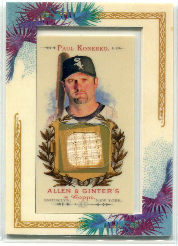 Paul Konerko 2007 Topps Allen & Ginter Bat Card