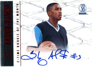 Shareef Abdur-Rahim 1997 Score Autographed Card