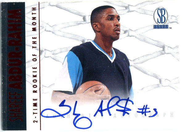 Shareef Abdur-Rahim 1997 Score Autographed Card