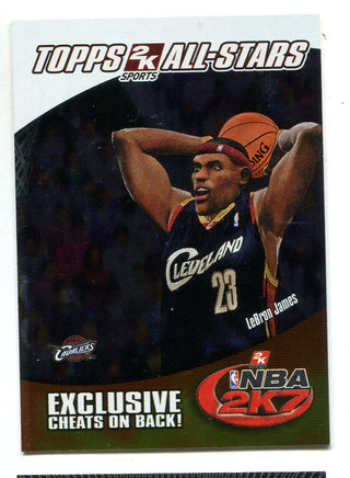 Lebron James 2006 Topps 2k All-Stars #4 Card