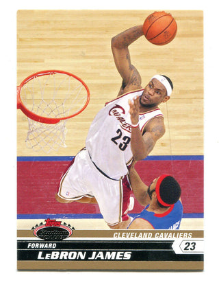 Lebron James 2007 Topps Stadium Club #23 Card