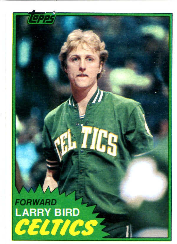 Larry Bird 1981 Topps Card #4