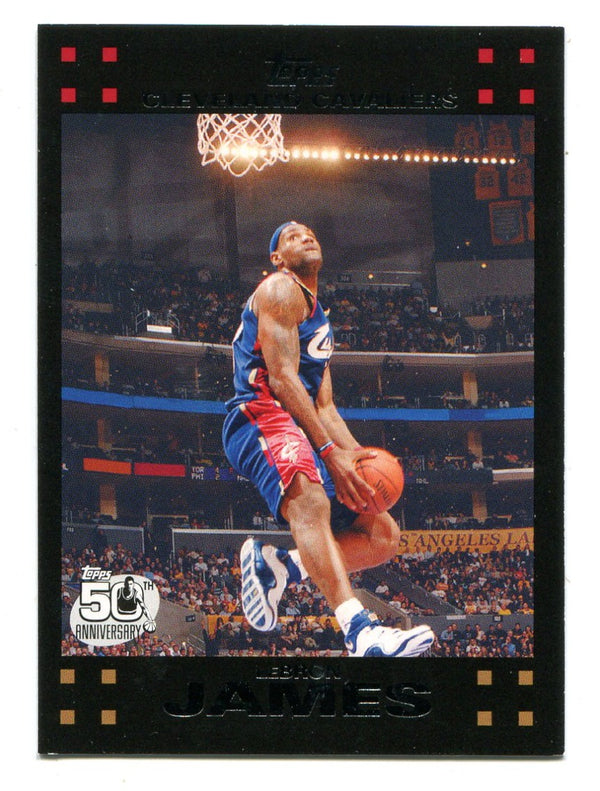 Lebron James 2007 Topps 50th Anniversary #23 Card