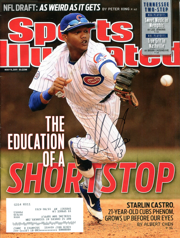 Starlin Castro Autographed Sports Illustrated Magazine