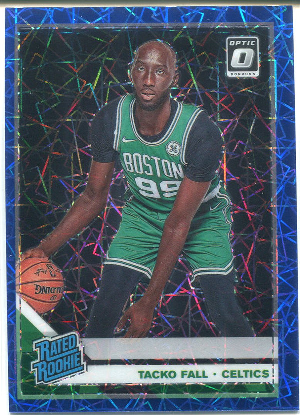 Tacko Fall 2019-20 Donruss Optic Blue Velocity Prizm Rated Rookie Card