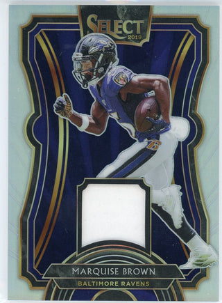 Marquise Brown 2019 Panini Select Prizm Rookie Jersey Card