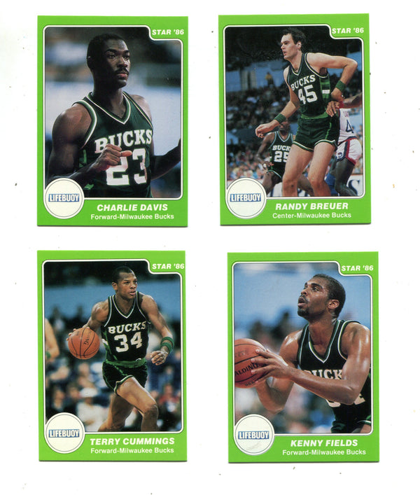 1984-85 Lifebouy NBA Star Company Milwaukee Bucks Set