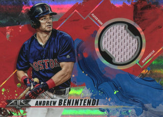 Andrew Benintendi 2019 Topps Fire Jersey Relic Card