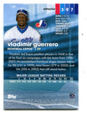 Vladimir Guerrero 2020 Topps Stadium Club Refractor #397 Card