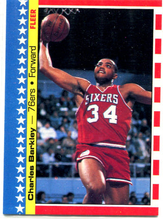 Charles Barkley 1987 Fleer Card