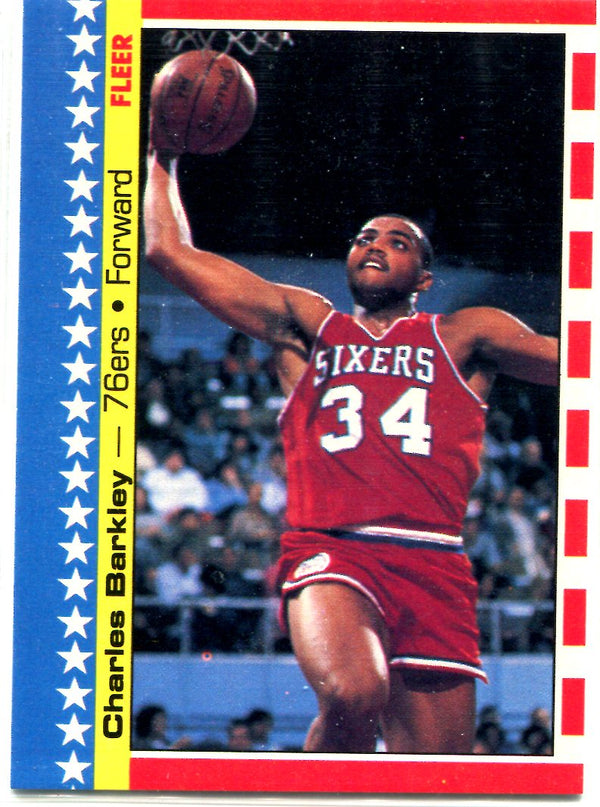 Charles Barkley 1987 Fleer Card