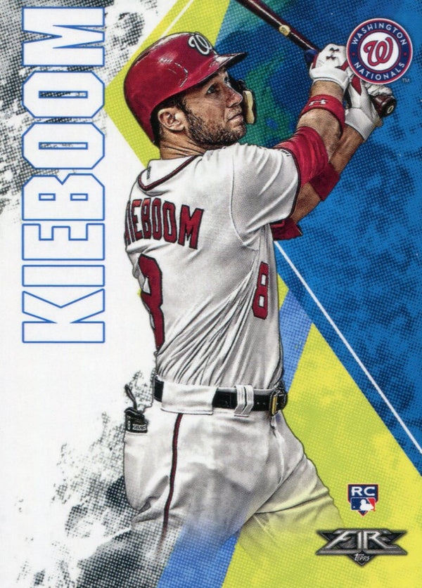 Carter Kieboom 2019 Topps Fire Rookie Card