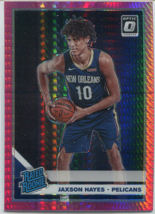 Jaxson Hayes 2019-20 Donruss Optic Pink Hyper Prizm Rated Rookie Card