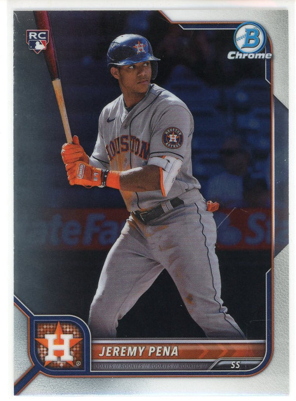 Jeremy Pena 2022 Bowman Chrome Rookie Card #35