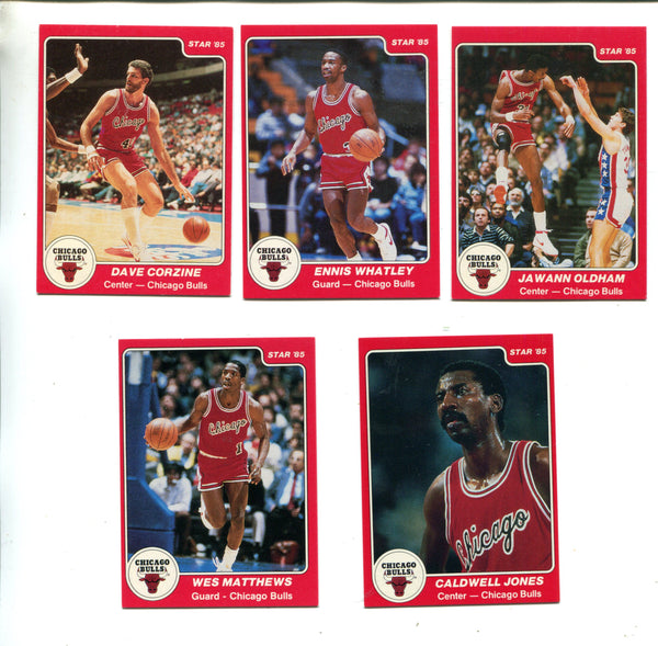 1984-85 Chicago Bulls Star Company Set Missing Jordan/Woolridge