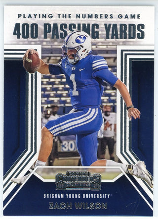 Zach Wilson 2021 Contenders Draft Picks Rookie Card #11