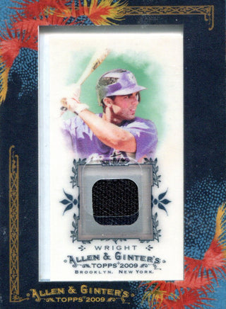 David Wright 2009 Topps Allen & Ginter Jersey Card