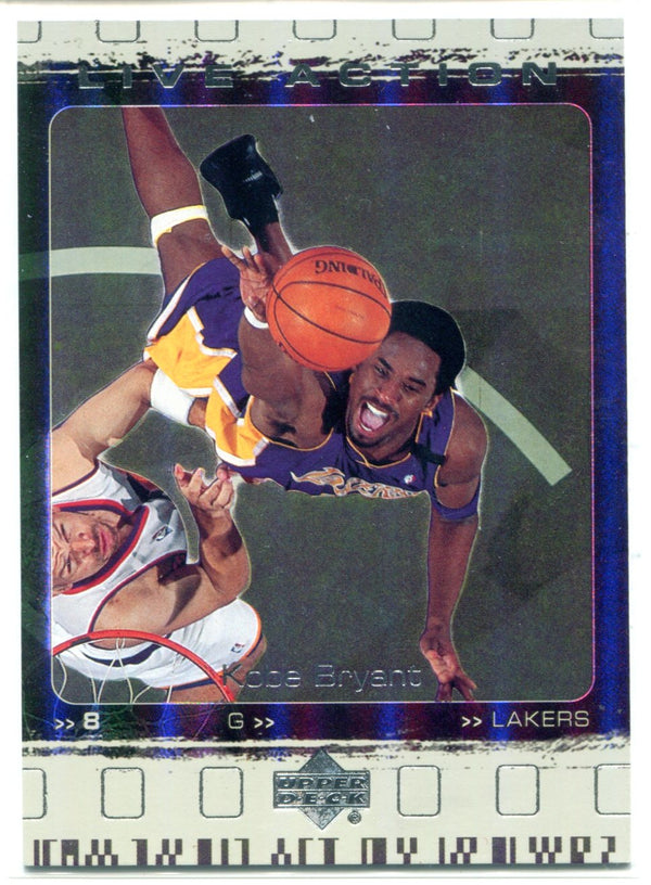 Kobe Bryant 2001 Upper Deck Live Action Card #LA6